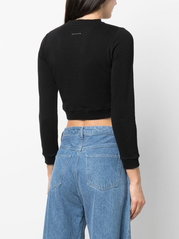 MM6 MAISON MARGIELA: t-shirt online - Top con logo