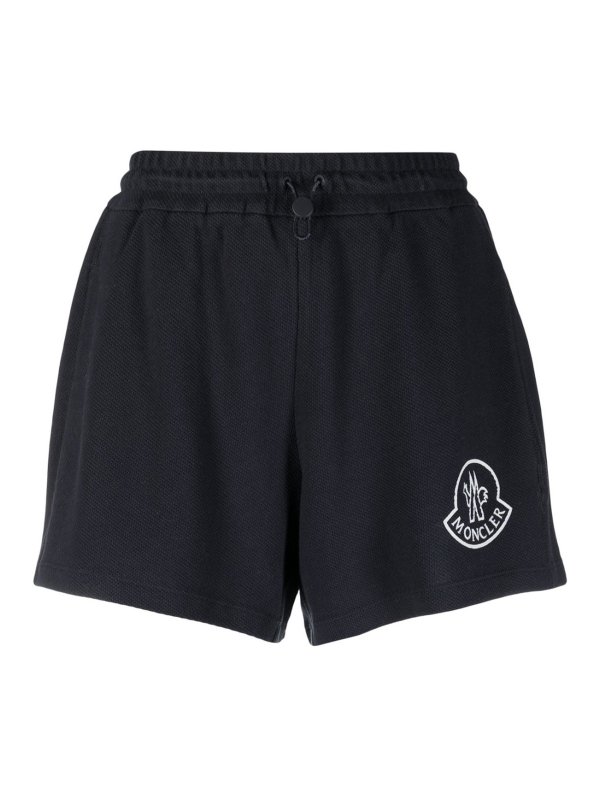 MONCLER: トラウザーショーツ - ショートパンツ - 黒