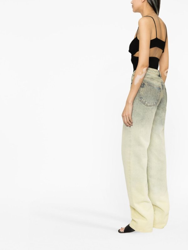 Off-White Mid rise denim cotton jeans | OWYB014S23DEN0025100