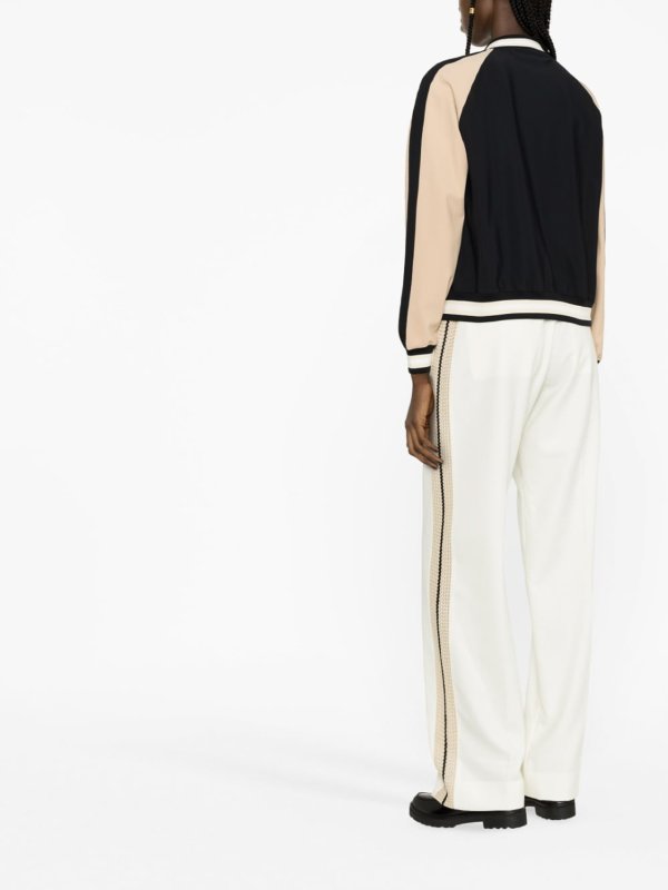 Palm Angels: bombers online - Logo nylon bomber jacket