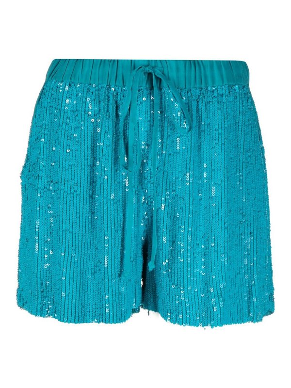 P.A.R.O.S.H.: Shorts - Shorts - Azul Claro
