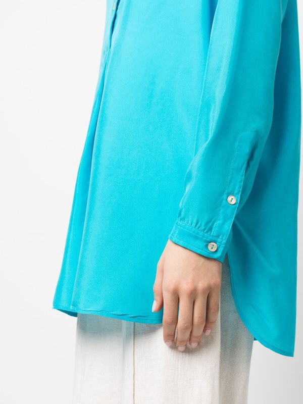 シャツ - ライトブルー shop online: P.A.R.O.S.H.