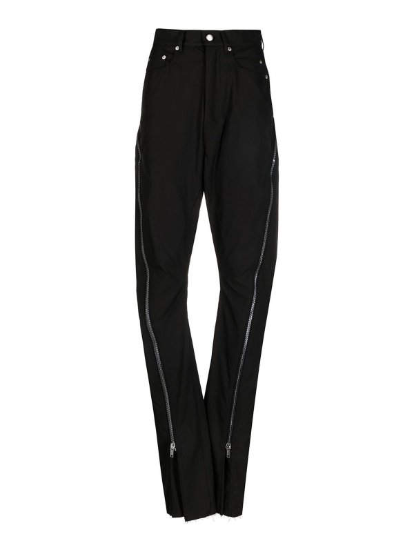 RICK OWENS: Pantalons casual - Pantalons Décontractés - Noir