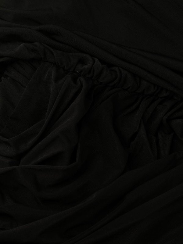 iKRIX RICK OWENS: knee length dresses - One-shoulder dress