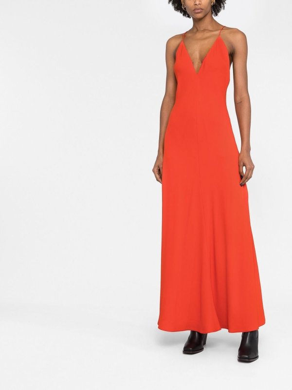 Vestido Largo - Rojo shop online: STELLA McCARTNEY