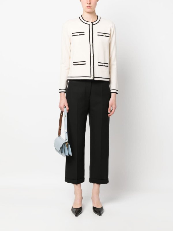TORY BURCH: cardigans online - Wool cardigan