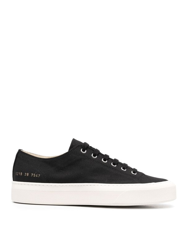 COMMON PROJECTS: trainers - Tournament low canvas sneakers