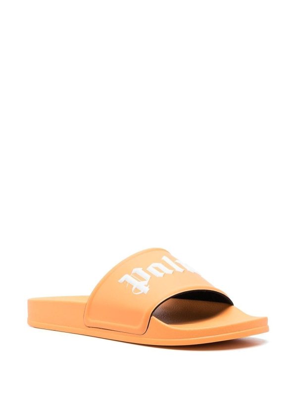 iKRIX Palm Angels: flip flops - Logo pool slides