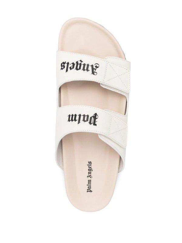 Logo sandals shop online: Palm Angels