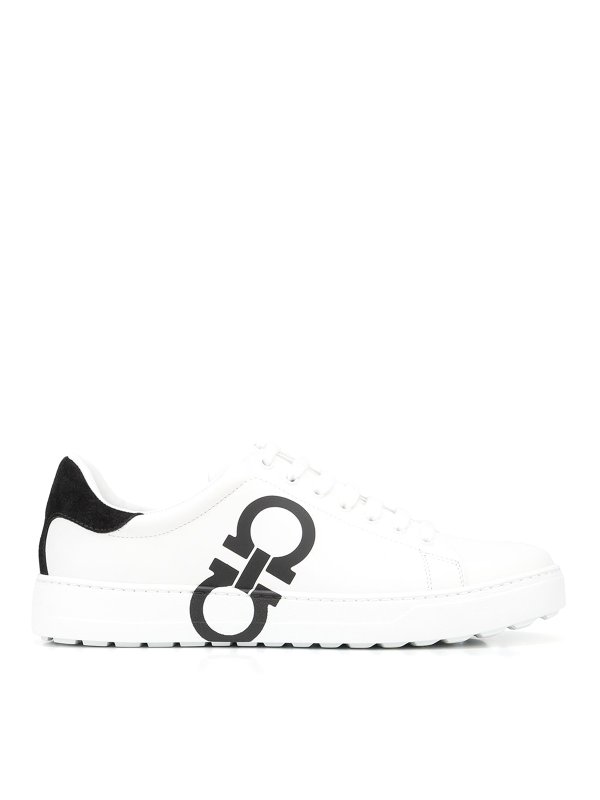 SALVATORE FERRAGAMO: trainers - Leather sneakers