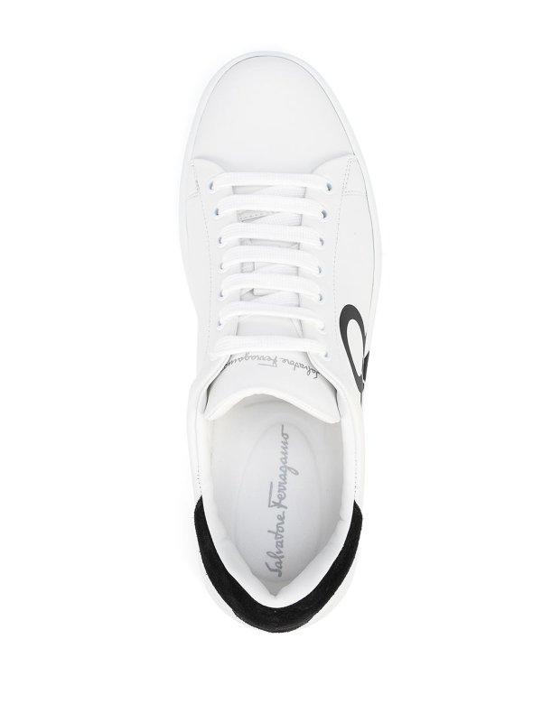 Leather sneakers shop online: SALVATORE FERRAGAMO