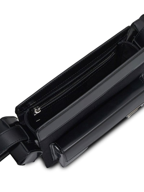 Multipocket leather crossbody bag shop online: SALVATORE FERRAGAMO