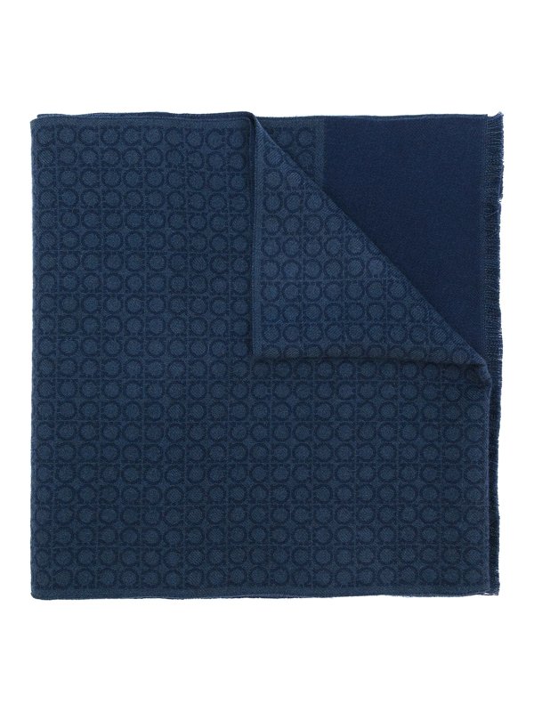 SALVATORE FERRAGAMO: Schals - Schal - Blau