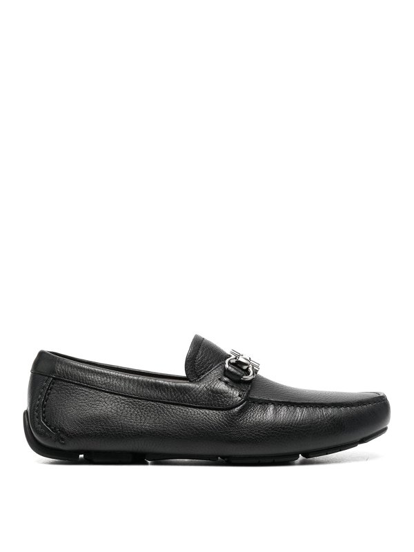 SALVATORE FERRAGAMO: Mocasines y Zapatillas - Mocasines - Negro