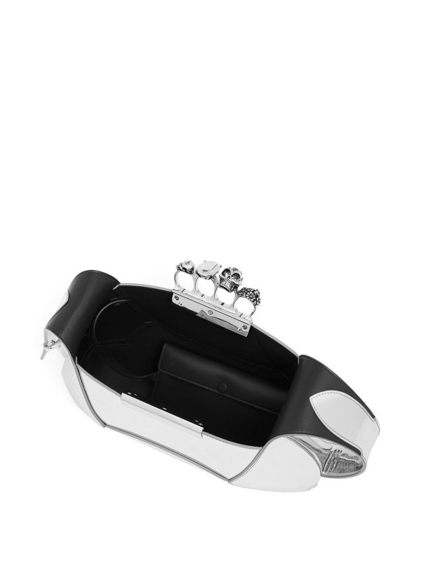 iKRIX ALEXANDER MCQUEEN: ショルダーバッグ - ショルダーバッグ - 銀