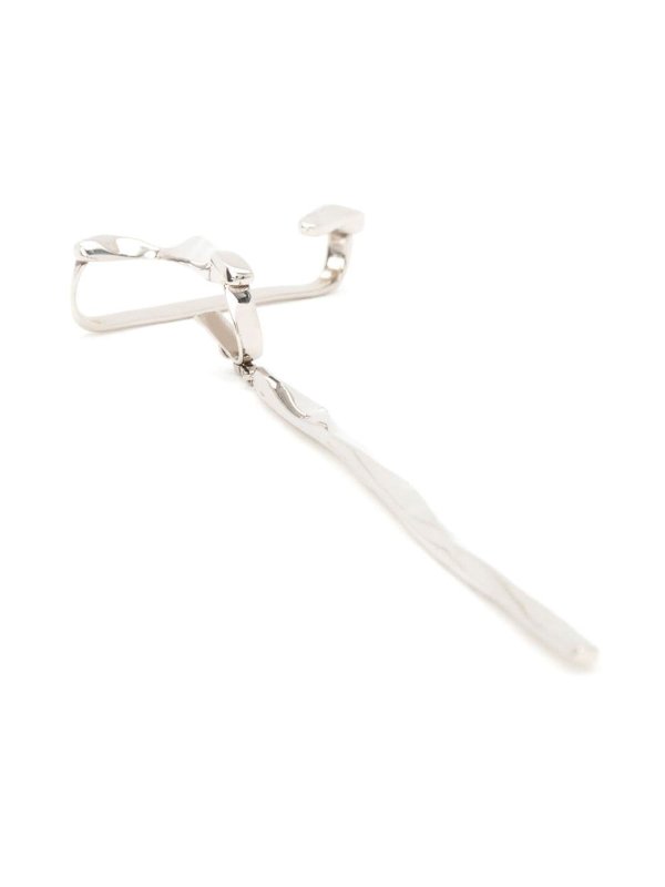 iKRIX ALEXANDER MCQUEEN: Earrings - Faceted ear cuff