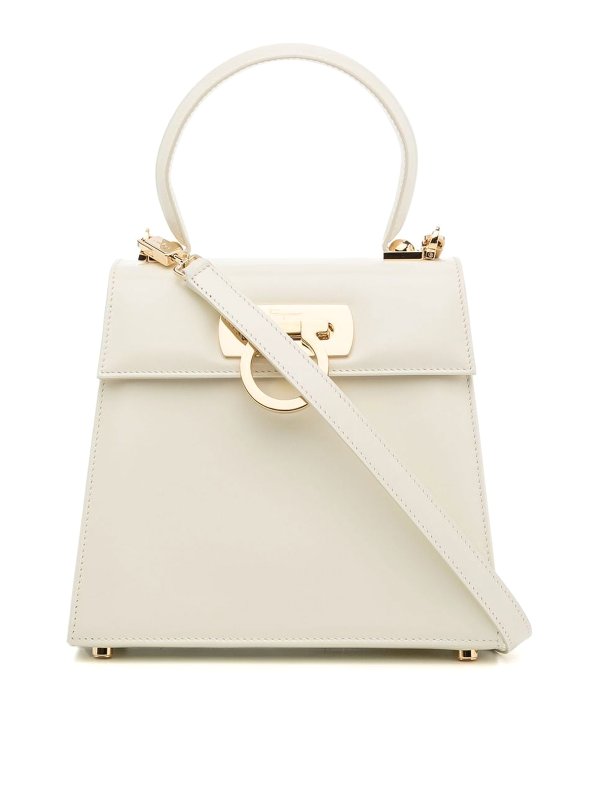 SALVATORE FERRAGAMO: ショルダーバッグ - ショルダーバッグ - 白