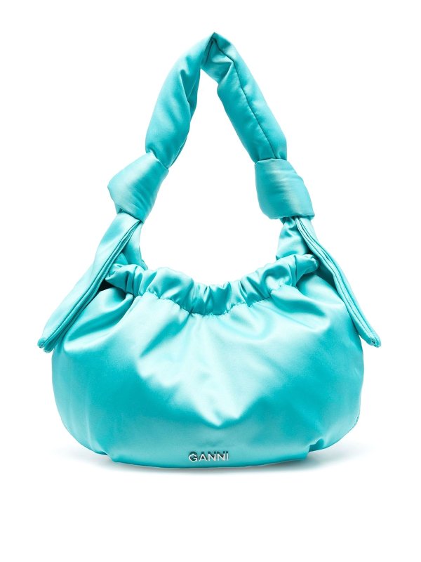 GANNI: ショルダーバッグ - ショルダーバッグ - ライトブルー