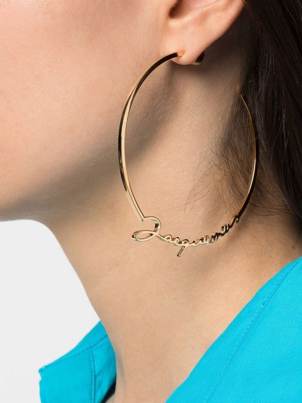 iKRIX JACQUEMUS: イヤリング - イヤリング - Les Creoles Rond Carre