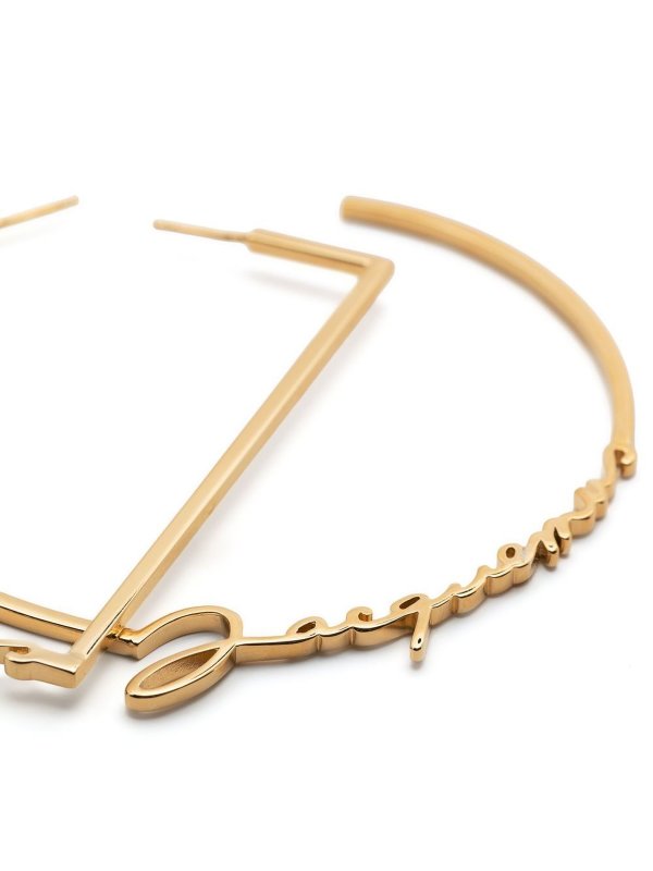 イヤリング - Les Creoles Rond Carre shop online: JACQUEMUS