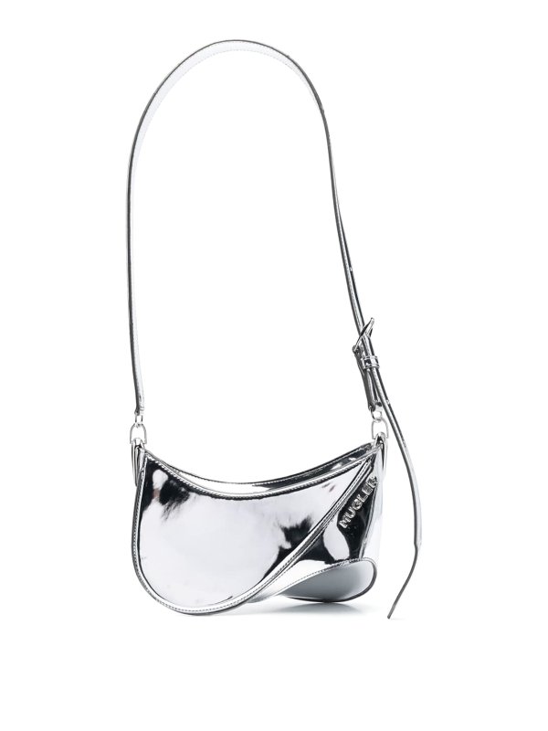 MUGLER: borse a spalla - Spiral curve 01 Borsa a spalla piccola