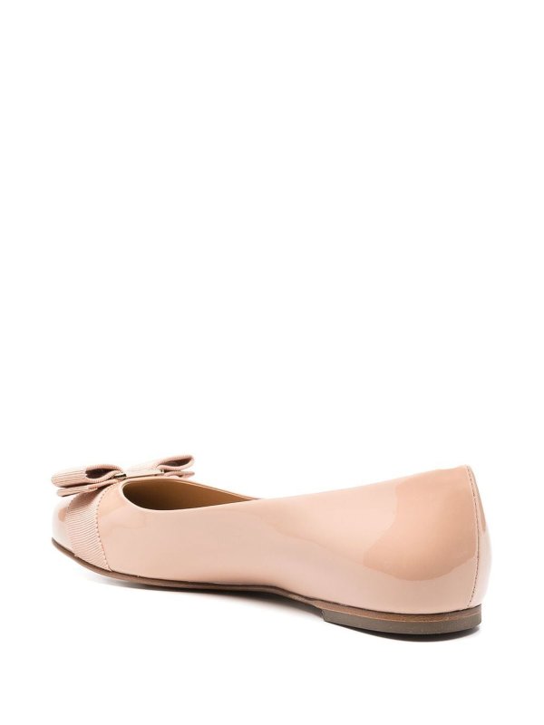Varina patent leather ballet flats shop online: SALVATORE FERRAGAMO