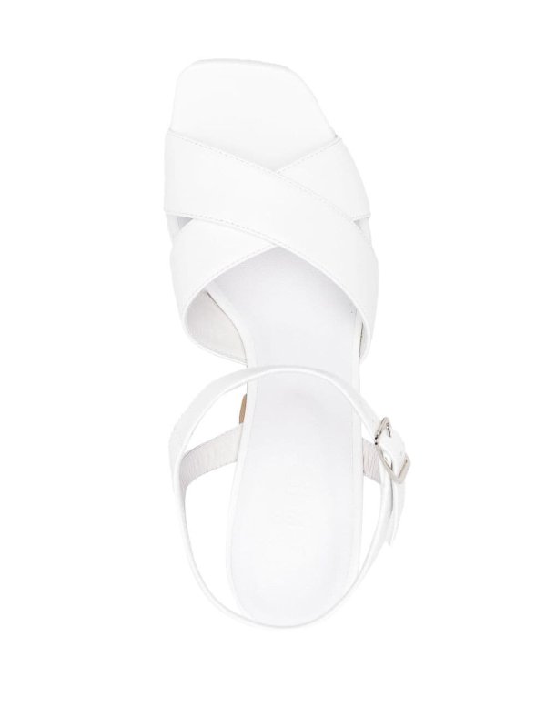 SI ROSSI: sandals online - Leather heel sandals