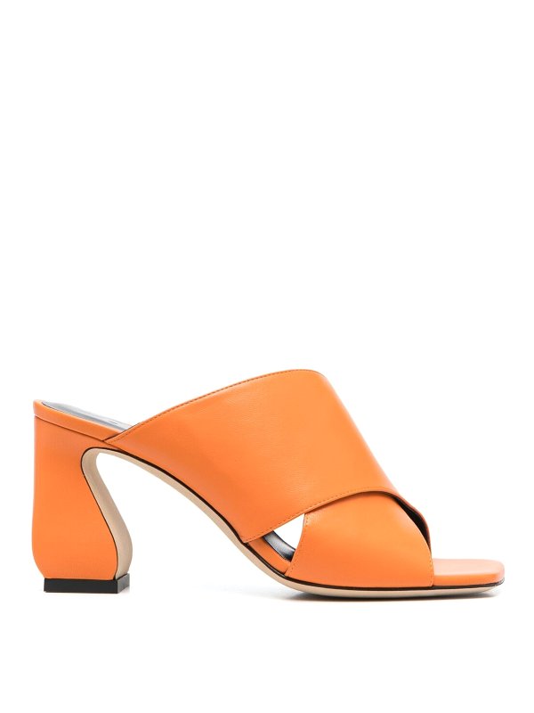 SI ROSSI: サンダル - サンダル - オレンジ