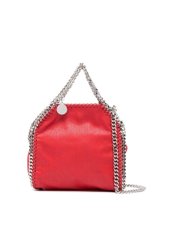 Stella McCartney 'falabella Tiny' Shoulder Bag in Red