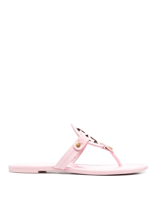 TORY BURCH: sandals - Miller leather thong sandals