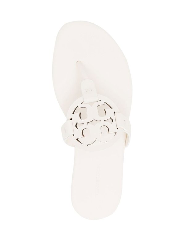 Tory Burch White New hotsell Miller Slingback Sandals NWT