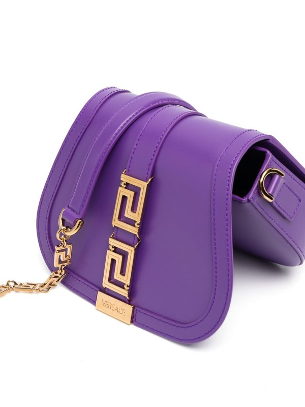 iKRIX VERSACE: shoulder bags - Logo leather shoulder bag