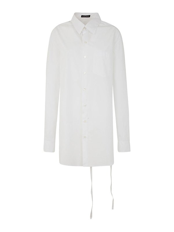 ANN DEMEULEMEESTER: ロングコート - ロングコート - 白