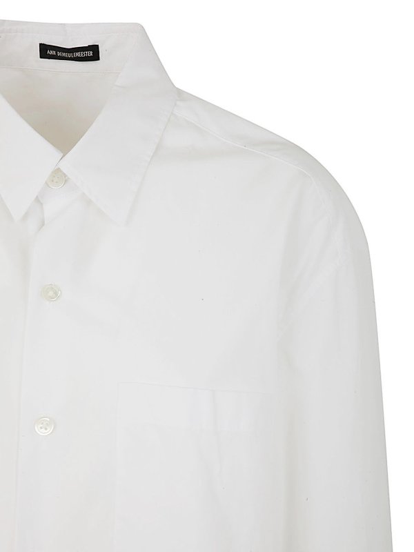 iKRIX ANN DEMEULEMEESTER: ロングコート - ロングコート - 白