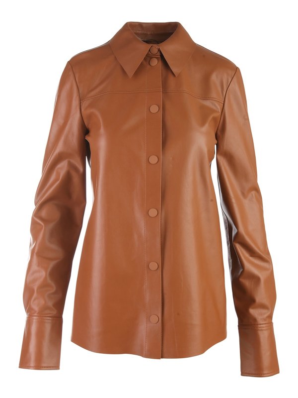 SPORTMAX: leather jacket - Dingo leather jacket