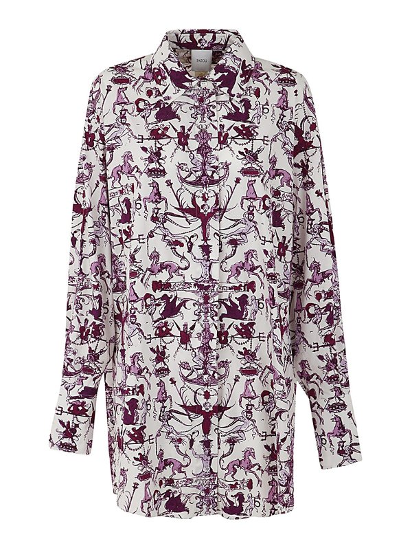 PATOU: shirts - Oversized shirt dress