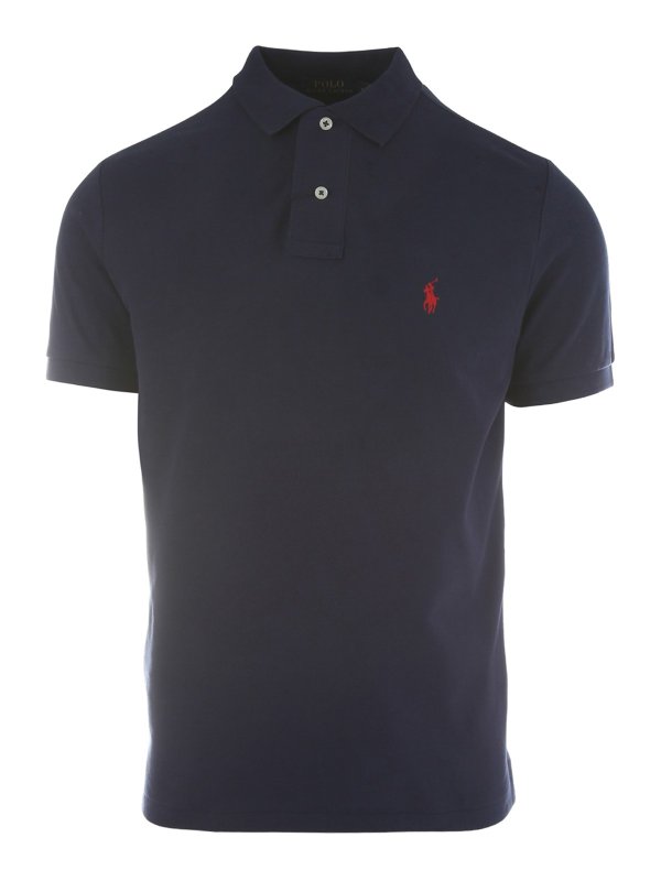 POLO RALPH LAUREN: クルーネック - クルーネック - ブルー