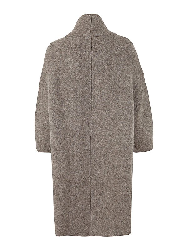 BOBOUTIC: cappotti al ginocchio online - Cappotto oversize con zip