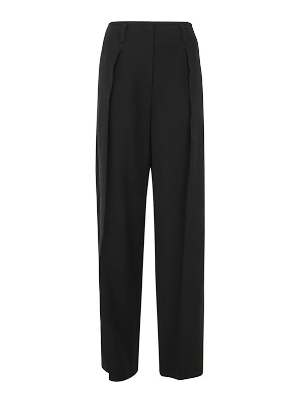 BRUNELLO CUCINELLI: カジュアルトラウザー - カジュアルパンツ - 黒