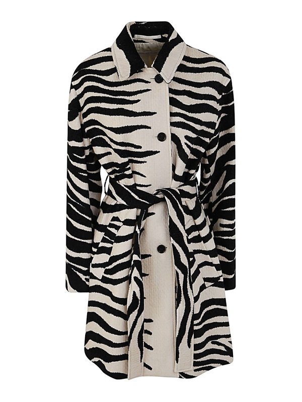 DRIES VAN NOTEN: ニーレングスコート - 膝丈コート - 白