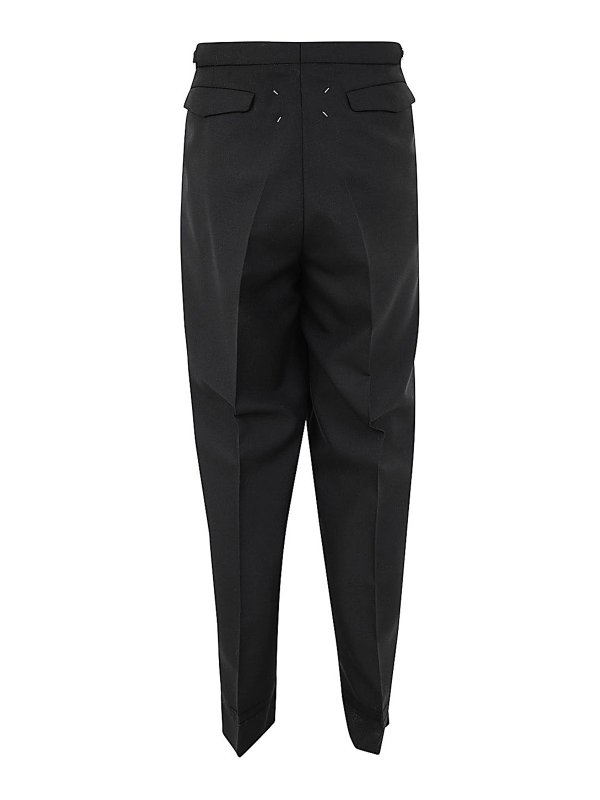 Maison Margiela: カジュアルトラウザー online - カジュアルパンツ - 黒