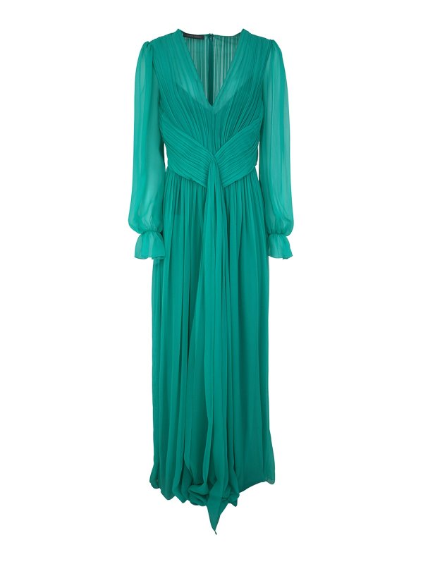 ALBERTA FERRETTI: evening dresses - Chiffon long dress