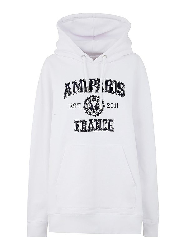 AMI PARIS: Sweatshirts & Sweaters - You love paris hoodie