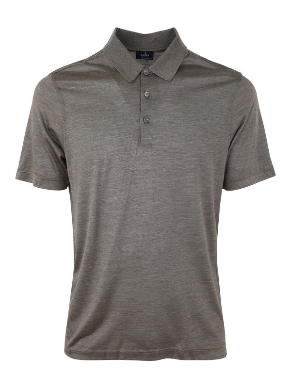 BARBA: polo shirts - Silk polo