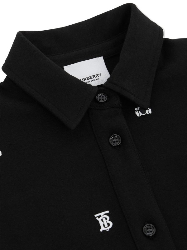 The Best Shops BURBERRY: Knielange Kleider - Knielanges Kleid - Schwarz