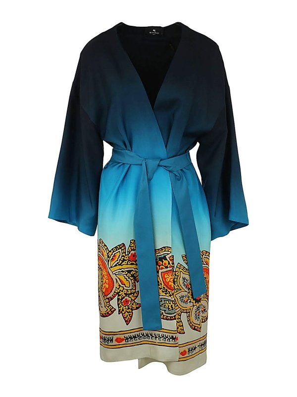 ETRO: Strickpullover mit Rundhalsausschnitt - Rundhalspullover - Bunt