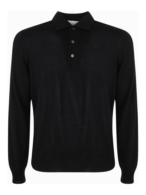 FILIPPO DE LAURENTIIS: polo shirts - Shirt neck long sleeves polo