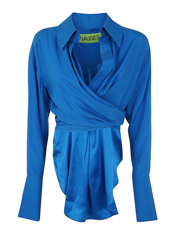 GAUGE81: Top e canotte - Top Sabina in seta