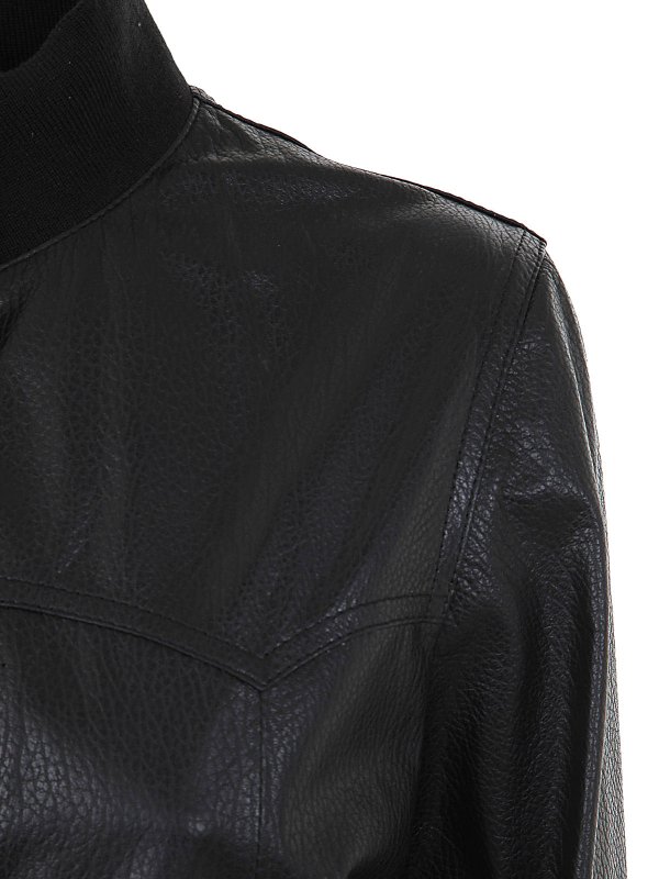 iKRIX GIORGIO BRATO: Vestes en cuir - Blouson En Cuir - Noir