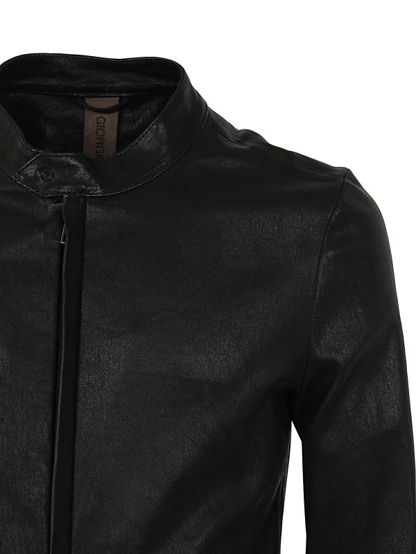 iKRIX GIORGIO BRATO: Lederjacken - Lederjacke - Schwarz